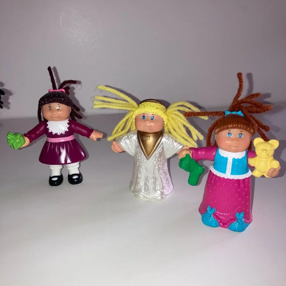 90s Vintage Cabbage Patch McDonalds Happy Meal Special Edition Mini Doll Toy Lot
